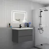 Badezimmermöbel 80cm CINIC-Serie Keramik Waschtisch mit Produktbild-Vorschau 3