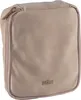 A beige toiletry bag with a zipper closure and the Braun logo on the front. Náhled obrázku produktu