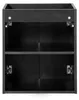 Armoire De Salle De Bain 50 Cm Noir Mat Avec Plateau Voir les images du produit 6