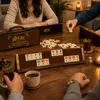 Star 101 Oval Okey Set Dunkel – Spielspaß für Familie & Produktbild-Vorschau 6