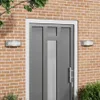 vidaXL Außenwandleuchte 2 stk. Silber 32 x 10 x 10 cm Produktbild-Vorschau 2