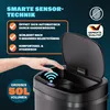 MONZANA® Mülleimer mit Sensor Küche 50L Edelstahl Automatik Produktbild-Vorschau 3