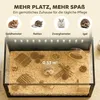 PawHut Hamsterkäfig Groß 105x51x53cm Stahl Acryl Nagerkäfig Produktbild-Vorschau 4