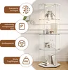 UnboxG 5-eckige Standvitrine mit LED-Beleuchtung Produktbild-Vorschau 6
