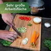 Massives Bambus Schneidebrett mit Saftrille, Produktbild-Vorschau 4