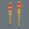 Two insulated screwdrivers are displayed against a plain gray background. Produktbild-Vorschau