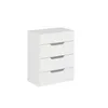 KOMTO Schreibtisch Weiß mit 3 Schubladen – Computertisch, Produktbild-Vorschau 14
