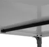 A close-up view of the underside of a white canopy with a black metal support beam. Anteprima dell’immagine prodotto