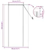 Tenda a rullo vidaXL gialla 80 x 160 cm in bambù Anteprima dell’immagine prodotto 8
