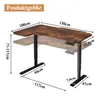 Hilodesk 150cm psací stůl ve tvaru L, Výškově nastavitelný Náhled obrázku produktu 2