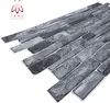 A close-up, angled view of grey stone-effect PVC wall panels arranged diagonally on a white background. Náhľad obrázku produktu