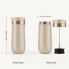 Přenosný cestovní hrnek French press, 320 ml, dvoustěnný Náhled obrázku produktu 2