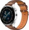 A close-up studio shot of a HUAWEI Watch 3 with a brown leather strap. Anteprima dell’immagine prodotto