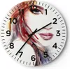 Wanduhr - Rund - Glasuhr - Dame perfekt Kleid Eleganz - Produktbild-Vorschau 1