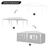ISOISL 3 x 6 m Garten Pavillon mit 4 Seitenteilen tragbares Produktbild-Vorschau 6