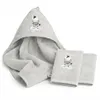Baby Kapuzenhandtuch Set mit 2 Waschlappen. Baby Handtuch Produktbild-Vorschau 1