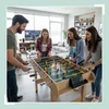 Stôl na stolný futbal Relaxdays, VxŠxH: 78 x 122 x 61 cm, Náhľad obrázku produktu 2