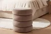 riess-ambiente Runder Polsterhocker VOGUE 40cm champagner Produktbild-Vorschau 6