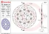 BREMBO Pływające tarcze hamulcowe 78B40891 D.292 Grubość Podgląd zdjęcia produktu 3