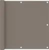 vidaXL Balkónová zástena na ochranu súkromia Taupe 90x400 Náhľad obrázku produktu 5