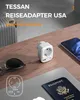 TESSAN 2er Pack USA Adapter Steckdose 3 in 1 Reiseadapter Produktbild-Vorschau 9
