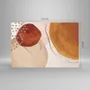 Bilder auf glas - Einteilig - Orange Abstraktion Flecken - Produktbild-Vorschau 3