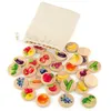 Brettspiel für Kinder Memo „Obst und Gemüse“ Produktbild-Vorschau 1