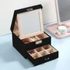 Schmuckkästchen-Organizer mit Spiegelschublade - schwarz Produktbild-Vorschau 9