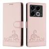 Kožené pouzdro pro Infinix Note 40 5G, sladká kočka Flip Náhled obrázku produktu 2