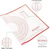 Baking Mat mit Messungen Silikonmatte Non Stick Teig Gebäck Produktbild-Vorschau 3