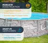 Summer Waves Elite Frame Pool Aufstellpool rund Komplettset Produktbild-Vorschau 4