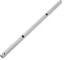 A single, gray, horizontal pool pole with three holes is shown against a white background. Produktbild-Vorschau