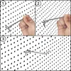 Belle Vous 50Stk Lochwand Haken Einzeln aus Stahl – 10,5cm Produktbild-Vorschau 3