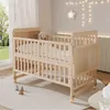 Merax Gitterbett 60 x 120 cm, 3-in-1 Babybett mit Produktbild-Vorschau 5