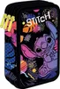 A black pencil case with a colorful Stitch design. Podgląd zdjęcia produktu