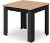 Černý jídelní set 1 + 4, stůl MADO ARTISAN 80x80 + židle Náhled obrázku produktu 3