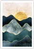 Poster - Poster ohne Rahmen - Osten die Sonne Geometrie - Produktbild-Vorschau 1