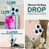 Hybrid Hülle für iPhone 15 Pro Frosted Case Schutz Rand Produktbild-Vorschau 2