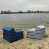 Klappmatratze mit Kopfteil Wasserfester Outdoor-Bezug Produktbild-Vorschau 3