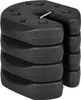 Outsunny Lot de 4 poids de lestage circulaire pour tonnelle Voir les images du produit 1
