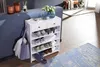 FineBuy Design Schuhregal 60 x 79 x 24 cm Flurregal Weiß Produktbild-Vorschau 4