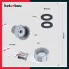 Diagram showing dimensions and components of a washing machine inlet hose. Náhled obrázku produktu