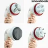 A collage of four images showing different attachments for a handheld massager. Anteprima dell’immagine prodotto