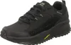 A black Skechers Bionic Trail shoe is shown from a side angle against a white background. Voir les images du produit