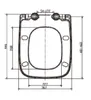 Sedile WC di ricambio compatibile con DURAVIT PURAVIDA, in Anteprima dell’immagine prodotto 26