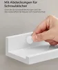 Sada 3 moderních nástěnných polic bílá 38 cm Náhled obrázku produktu 22