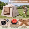 COSTWAY Aufblasbares Campingzelt 2-4 Personen, Luftzelt mit Produktbild-Vorschau 6