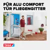 tesa Insektenschutz ALU COMFORT Fliegengitter Tür Adapter Produktbild-Vorschau 6