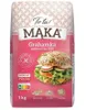 A bag of flour with an image of a sandwich on it. Produktbild-Vorschau