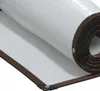 A rolled-up transparent tarp with grommets. Produktbild-Vorschau
